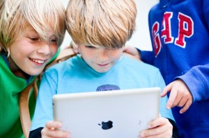 Kids Delighted while reading eBooks