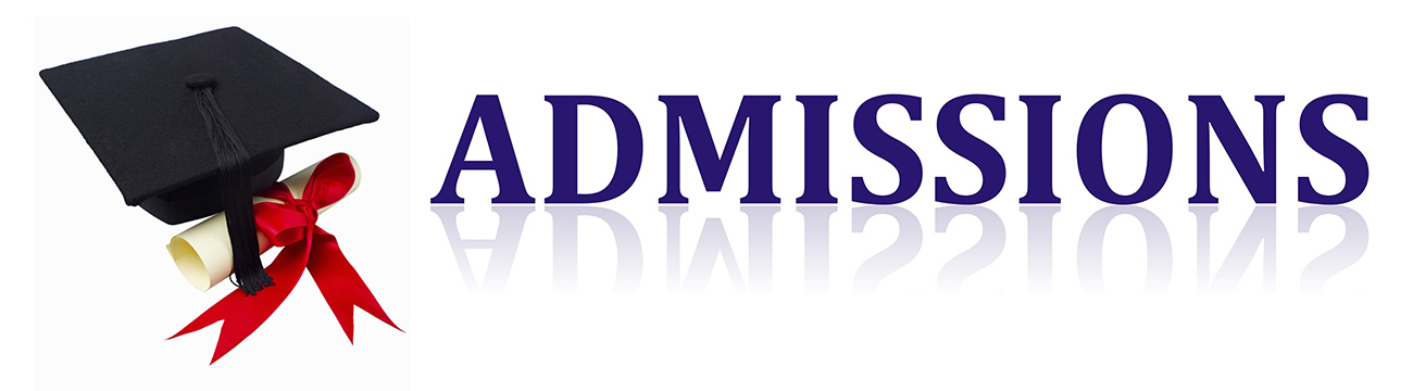 Admission banner