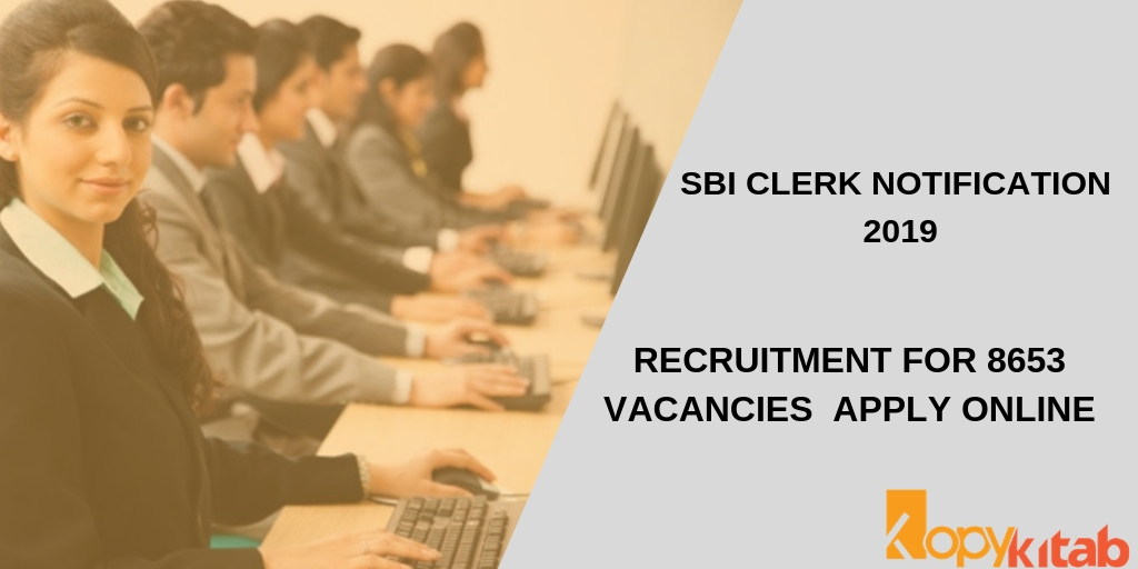 SBI Clerk Notification 2019