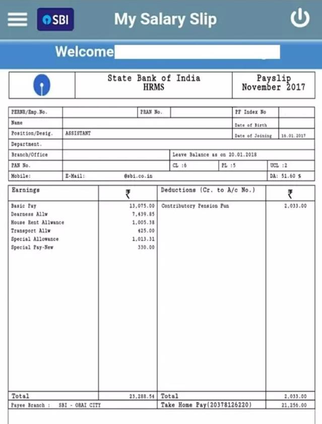 sbi-clerk-salary-slip