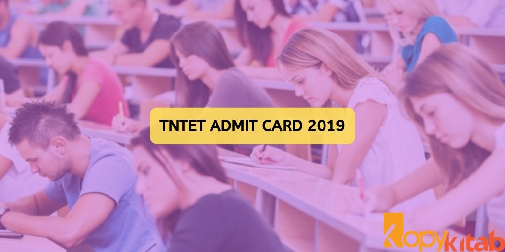 TNTET Admit Card 2019