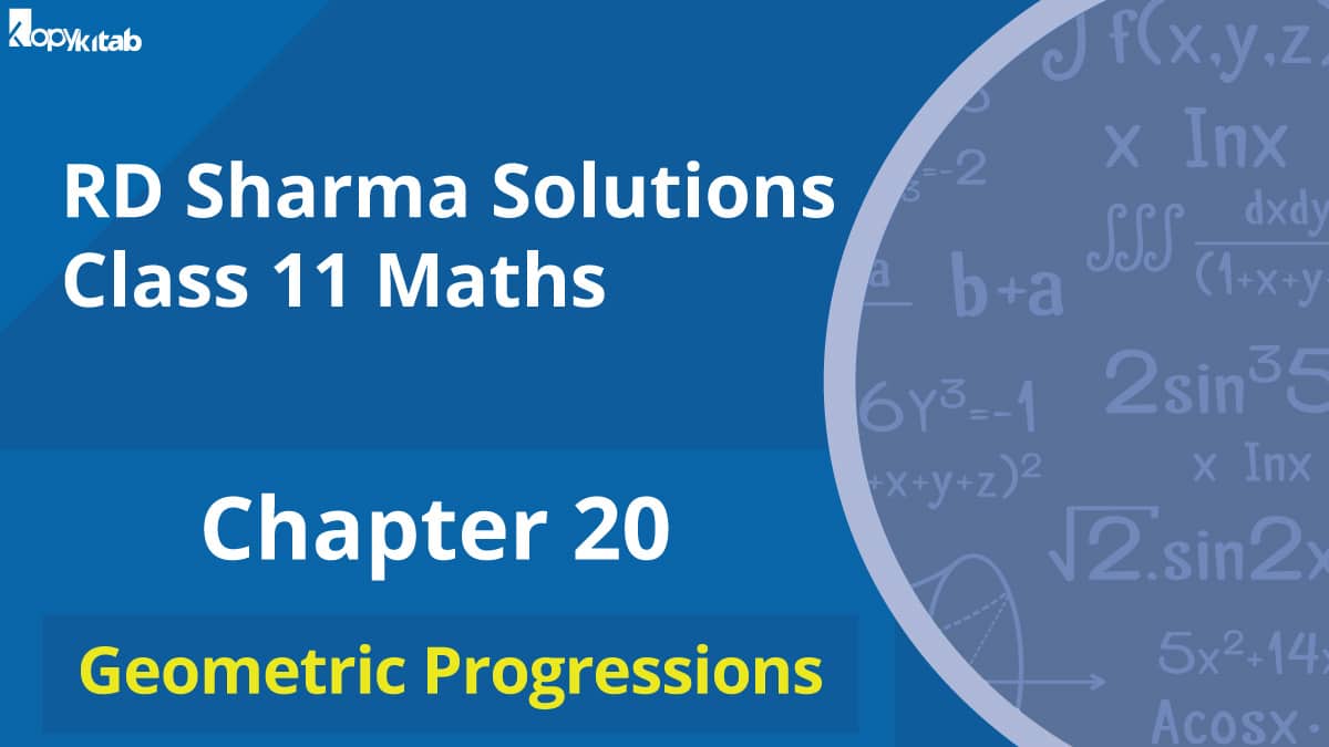 RD Sharma Solutions Class 11 Maths Chapter 20