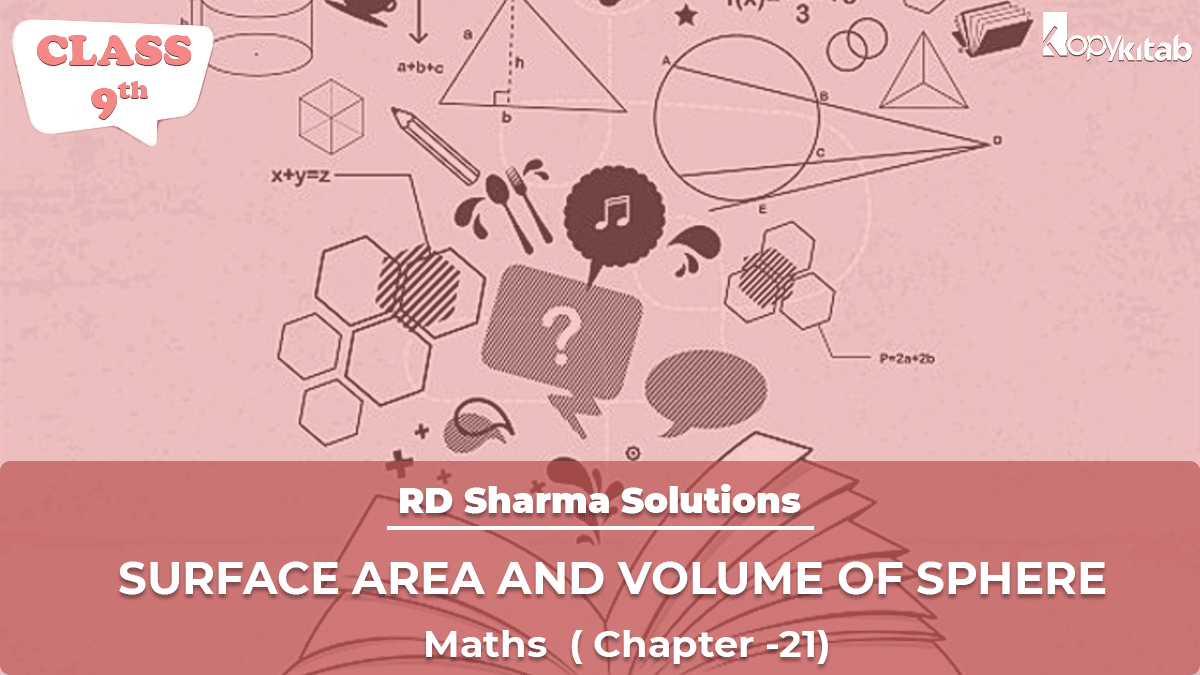 RD Sharma Solutions Class 9 Maths Chapter 21