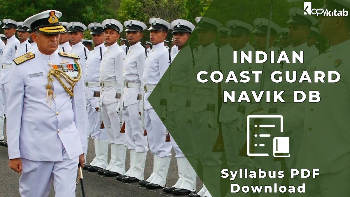 Indian Coast Guard Navik DB Syllabus PDF Download