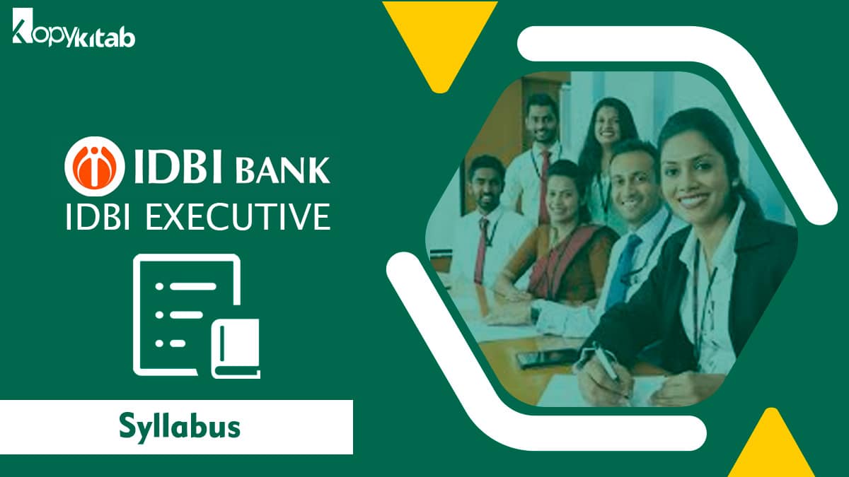 IDBI executive Syllabus