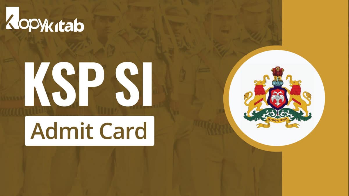 KSP SI Admit Card