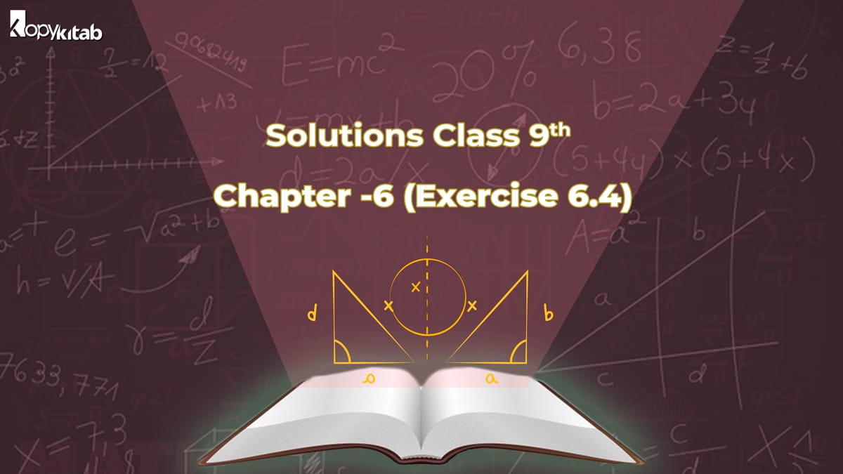 RD Sharma Class 9 Solutions Chapter 6 Exercise 6.4
