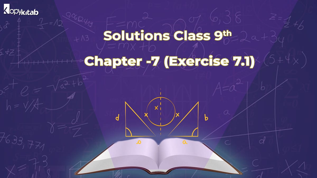 RD Sharma Class 9 Solutions Chapter 7 Exercise 7.1