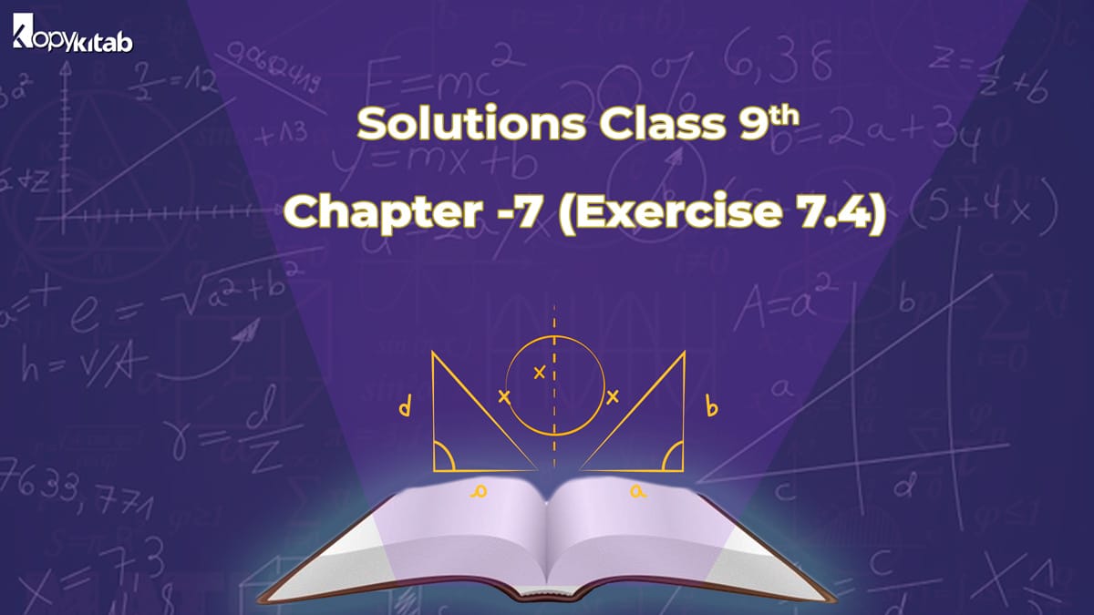 RD Sharma Class 9 Solutions Chapter 7 Exercise 7.4