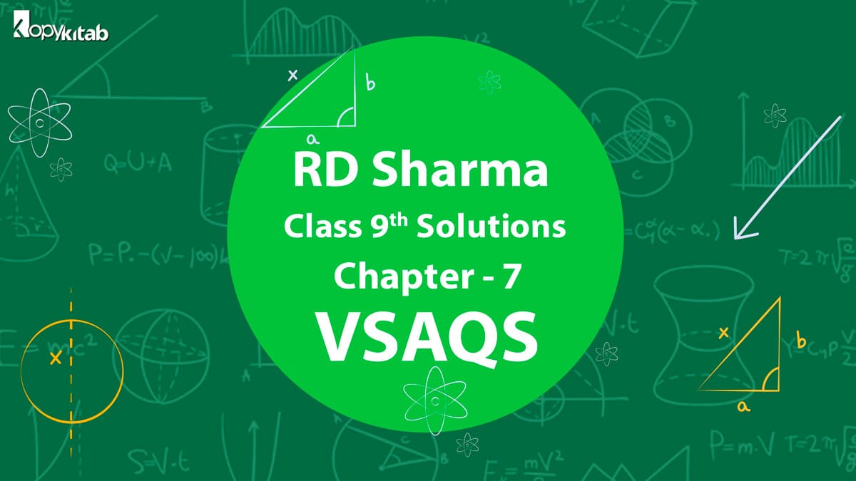 RD Sharma Class 9 Solutions Chapter 7 VSAQs