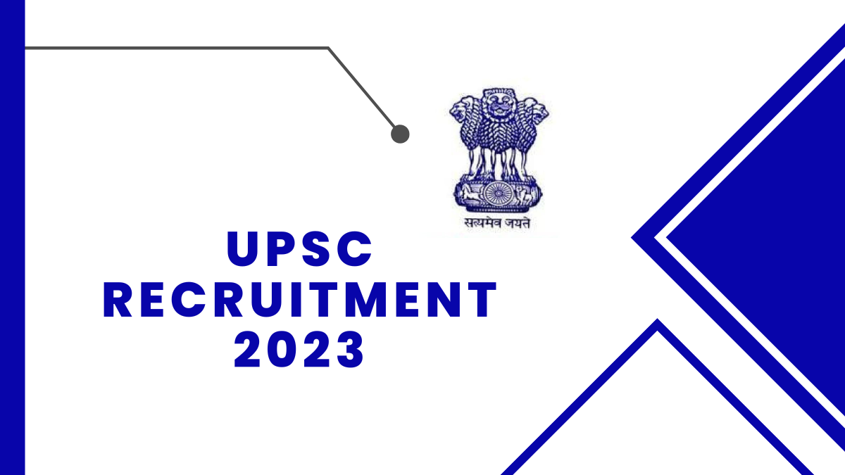 UPSC Recruitment 2023: Check Qualification, Age Limit, And Steps to Apply