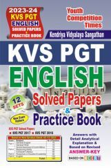 2023-24 KVS/PGT English Solved Papers & Practice Book  2023-24 KVS/PGT English Solved Papers & Practice Book