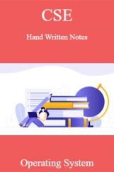 CSE Hand Written Notes Operating System CSE Hand Written Notes Operating System