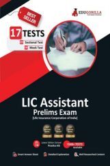 LIC Assistant Prelims Exam 2022 Preparation Book | 1100+ Solved Questions (8 Mock Tests + 9 Sectional Tests) LIC Assistant Prelims Exam 2022 Preparation Book | 1100+ Solved Questions (8 Mock Tests + 9 Sectional Tests)