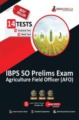 IBPS SO Agriculture Field Officer (AFO) Scale I Prelims Exam 2022 | 1500+ Solved Questions (8 Mock Tests + 6 Sectional Tests) IBPS SO Agriculture Field Officer (AFO) Scale I Prelims Exam 2022 | 1500+ Solved Questions (8 Mock Tests + 6 Sectional Tests)