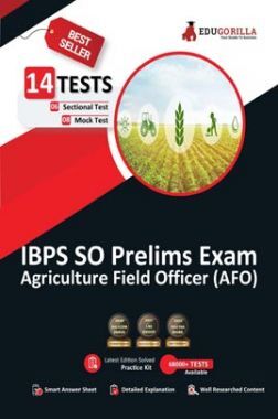 IBPS SO Agriculture Field Officer (AFO) Scale I Prelims Exam 2022 | 1500+ Solved Questions (8 Mock Tests + 6 Sectional Tests)
