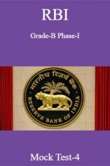 RBI Grade-B Phase-I Mock Test-4 RBI Grade-B Phase-I Mock Test-4