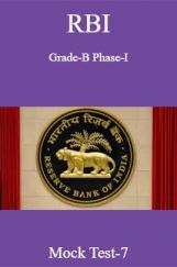 RBI Grade-B Phase-I Mock Test-7 RBI Grade-B Phase-I Mock Test-7