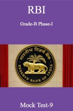 RBI Grade-B Phase-I Mock Test-9