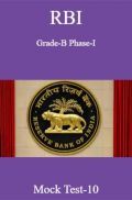 RBI Grade-B Phase-I Mock Test-10 RBI Grade-B Phase-I Mock Test-10