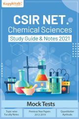 CSIR NET Chemical Sciences Study Guide & Notes 2021 CSIR NET Chemical Sciences Study Guide & Notes 2021