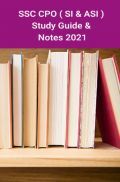 SSC CPO ( SI & ASI ) Study Guide & Notes 2021