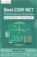 Best CSIR NET Mathematical Sciences Study Material, Mock Test PDF  Best CSIR NET Mathematical Sciences Study Material, Mock Test PDF
