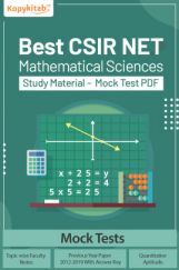 Best CSIR NET Mathematical Sciences Study Material, Mock Test PDF  Best CSIR NET Mathematical Sciences Study Material, Mock Test PDF