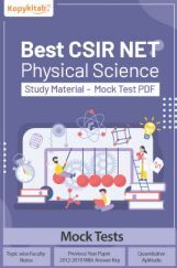 Best CSIR NET Physical Science Study Material, Mock Test PDF  Best CSIR NET Physical Science Study Material, Mock Test PDF
