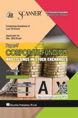 Shuchita Scanner CS Professional Module III Paper - 7 Corporate Funding and Listings in Stock Exchanges Shuchita Scanner CS Professional Module III Paper - 7 Corporate Funding and Listings in Stock Exchanges
