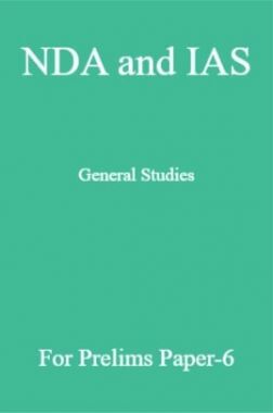 NDA and IAS General Studies For Prelims Paper-6