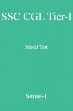 SSC CGL Tier-I Model Test Series-1