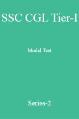 SSC CGL Tier-I Model Test Series-2 SSC CGL Tier-I Model Test Series-2