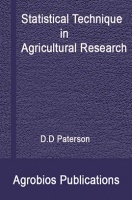 Statistical Technique In Agricultural Research Statistical Technique In Agricultural Research