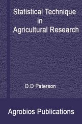 Statistical Technique In Agricultural Research Statistical Technique In Agricultural Research