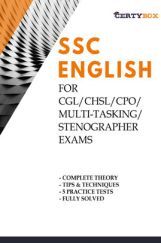 SSC English For CGL/CHSL/CPO/ Multi-Tasking/Stenographer Exams SSC English For CGL/CHSL/CPO/ Multi-Tasking/Stenographer Exams