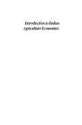 Introduction To Indian Agriculture Economics Introduction To Indian Agriculture Economics