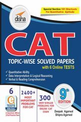 CAT Topic-wise Solved Papers with 6 Online Practice Sets 9th edition CAT Topic-wise Solved Papers with 6 Online Practice Sets 9th edition