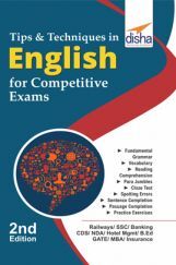 Tips & Techniques In English For Competitive Exams Tips & Techniques In English For Competitive Exams
