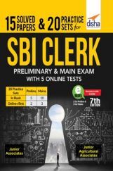 15 Solved Papers & 20 Practice Sets For SBI Clerk Preliminary & Main Exam 7th Edition  15 Solved Papers & 20 Practice Sets For SBI Clerk Preliminary & Main Exam 7th Edition