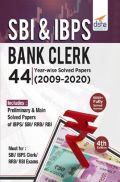 SBI & IBPS Bank Clerk 44 Year-Wise Solved Papers (2009-20) 4th Edition