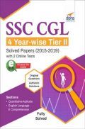 SSC CGL 4 Year-Wise Tier II Solved Papers (2015-2019) With 2 Online Tests