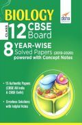 Biology Class 12 CBSE Board 8 Year-Wise (2013 - 2020) Solved Papers Powered With Concept Notes