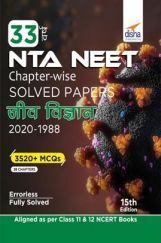 33 वर्ष NEET Chapter wise Solved Papers जीव विज्ञानं (1988 - 2020) 15th Edition 33 वर्ष NEET Chapter wise Solved Papers जीव विज्ञानं (1988 - 2020) 15th Edition