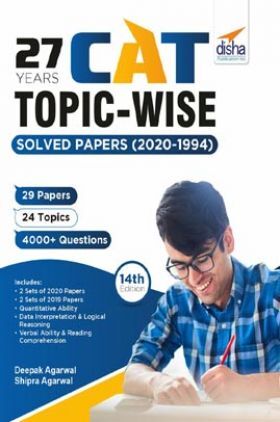 27 Years CAT Topic-Wise Solved Papers (2020-1994) 14th edition