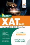 Target XAT 2022 (Past Papers 2005 - 2021 + 5 Mock Tests) 13th Edition Target XAT 2022 (Past Papers 2005 - 2021 + 5 Mock Tests) 13th Edition