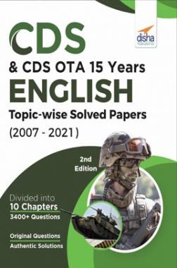 CDS & CDS OTA 15 Years English Topic wise Solved Papers (2007 - 2021) 2nd Edition