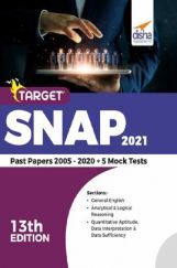 TARGET SNAP 2021 (Past Papers 2005 - 2020) + 5 Mock Tests 13th Edition TARGET SNAP 2021 (Past Papers 2005 - 2020) + 5 Mock Tests 13th Edition