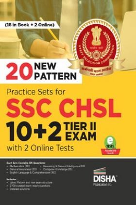 20 New Pattern Practice Sets for SSC CHSL 10+2 Tier II Exam with 2 Online Tests | 18 in Book + 2 Online | Staff Selection Commission Combined Higher Secondary Level |Mock Tests for 2023 | 