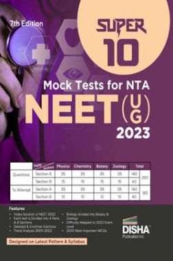 Download Super 10 Mock Tests for New Pattern NTA NEET (UG) 2023 - 7th ...